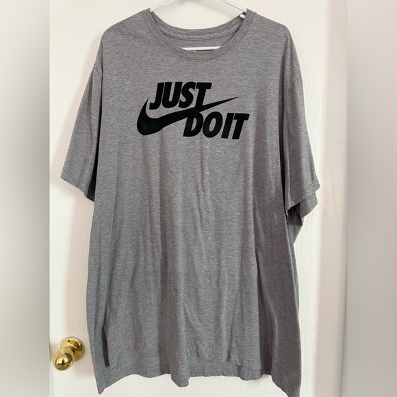 Nike Men's Gray Just Do It T-Shirt Size XXL - Picture 1 of 3